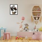 تابلو دکوراتیو یک تکه پاندای کنگ‌فو کار - تصویر 2